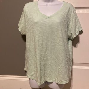 Mint green tee